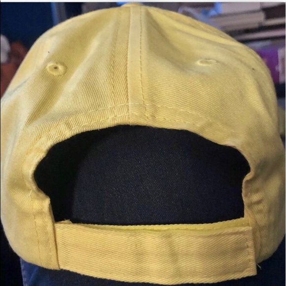 Huntington Beach California Surf Classic Ball Cap Hat Embroid Patch Yellow NEW - Picture 2 of 3